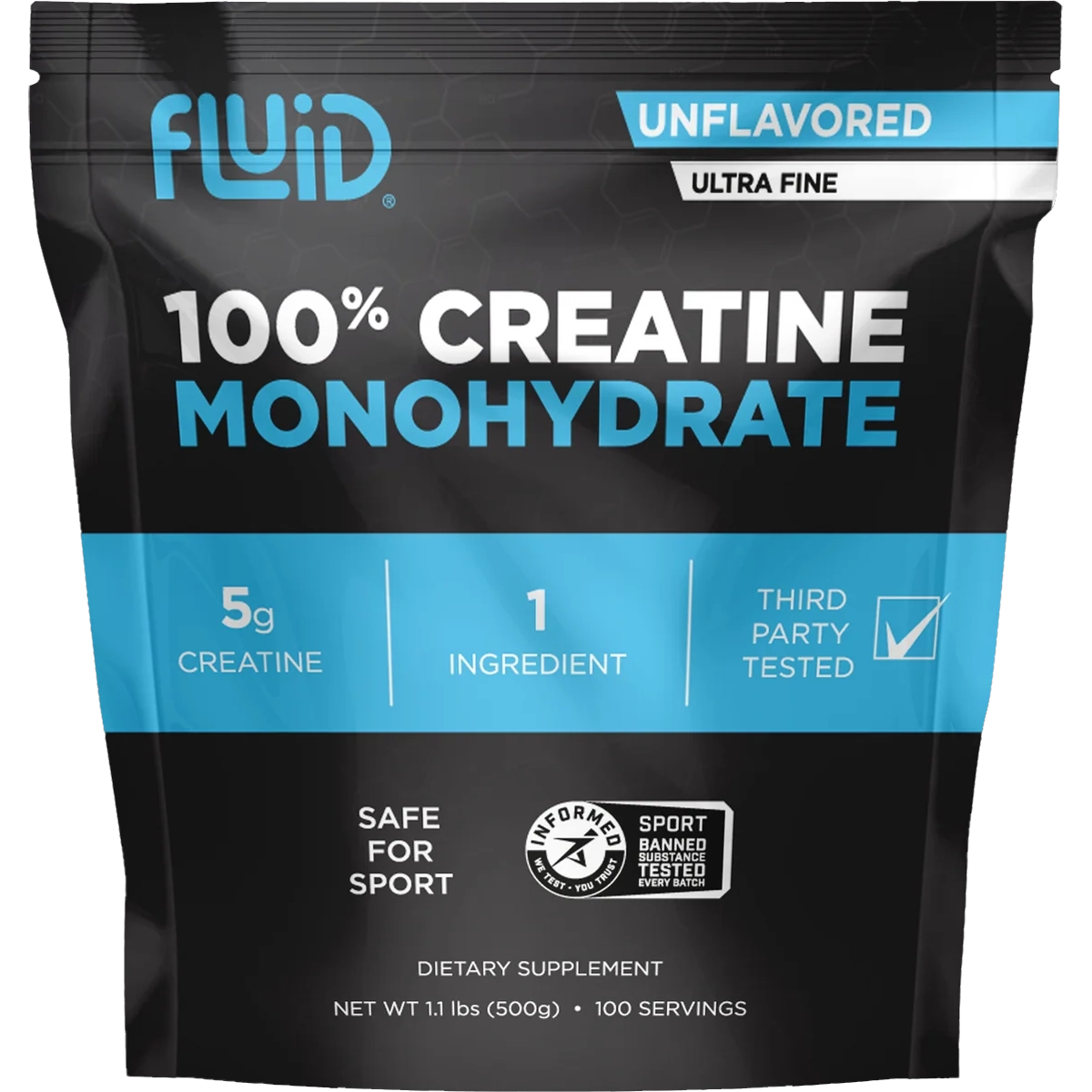 100% Creatine Monohydrate (100 Servings)