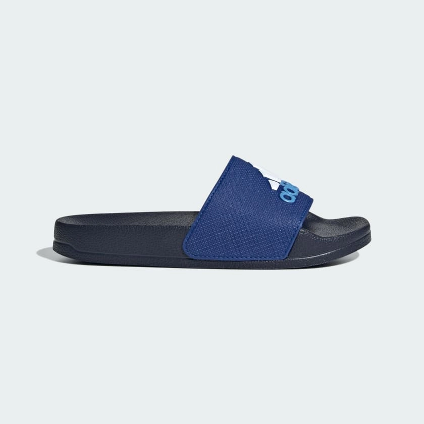 ADILETTE KID'S SHOWER ROYAL BLUE/WHITE SLIDES