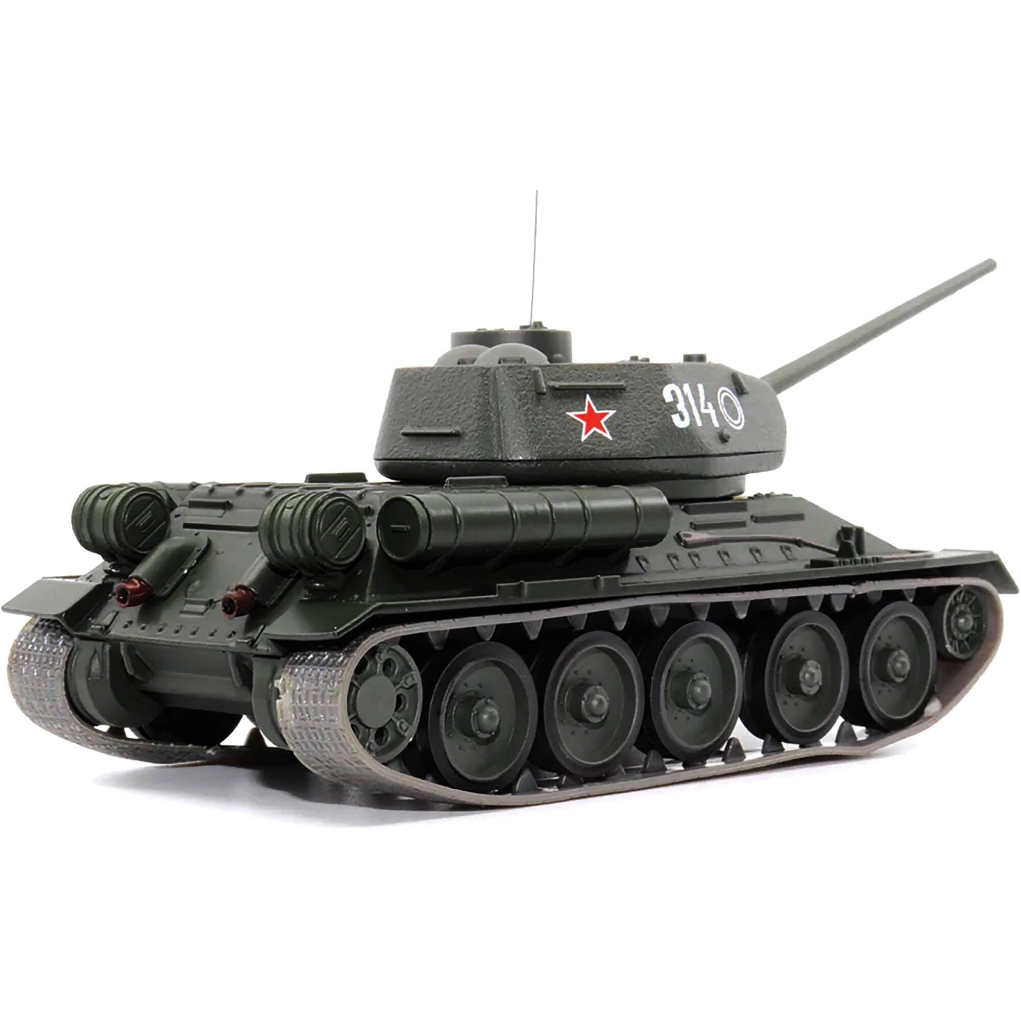 AFV's of WWII 1/43 Diecast Model Tank - T-34-85 #314 USSR 55th Armoured Brigade