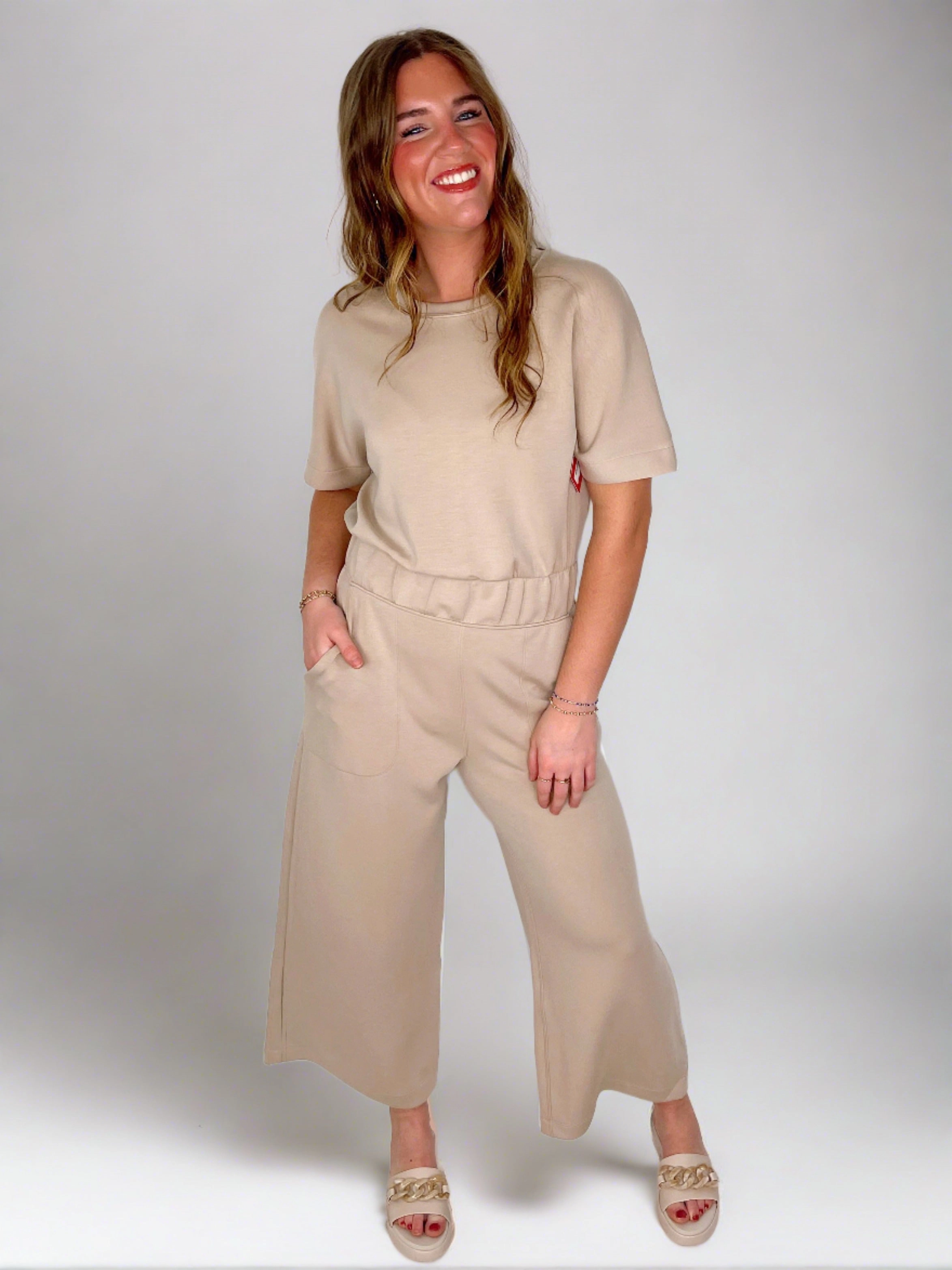 AirEssentials Crop Wide Leg Jumpsuit | Spanx