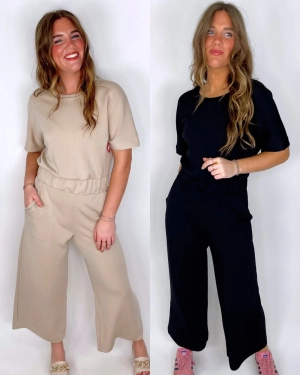 AirEssentials Crop Wide Leg Jumpsuit | Spanx