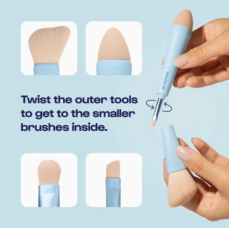 Alleyoop | Multi-Tasker 4-in-1 Makeup Brush