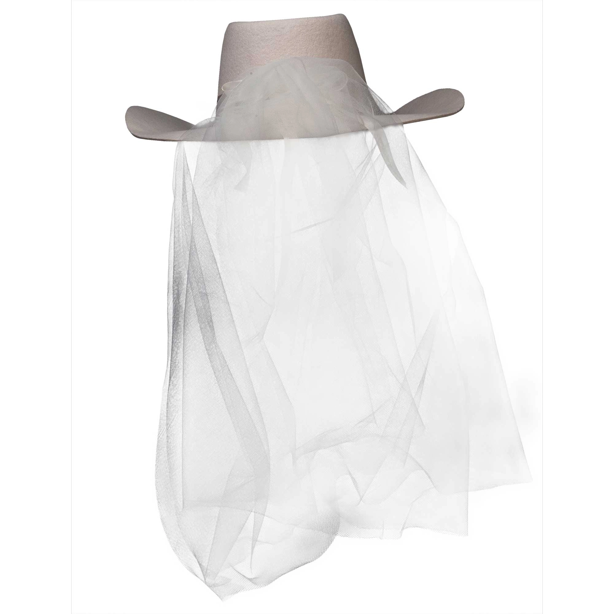 American Hat Makers Juliet - Womens Bridal Felt Cowboy Hat