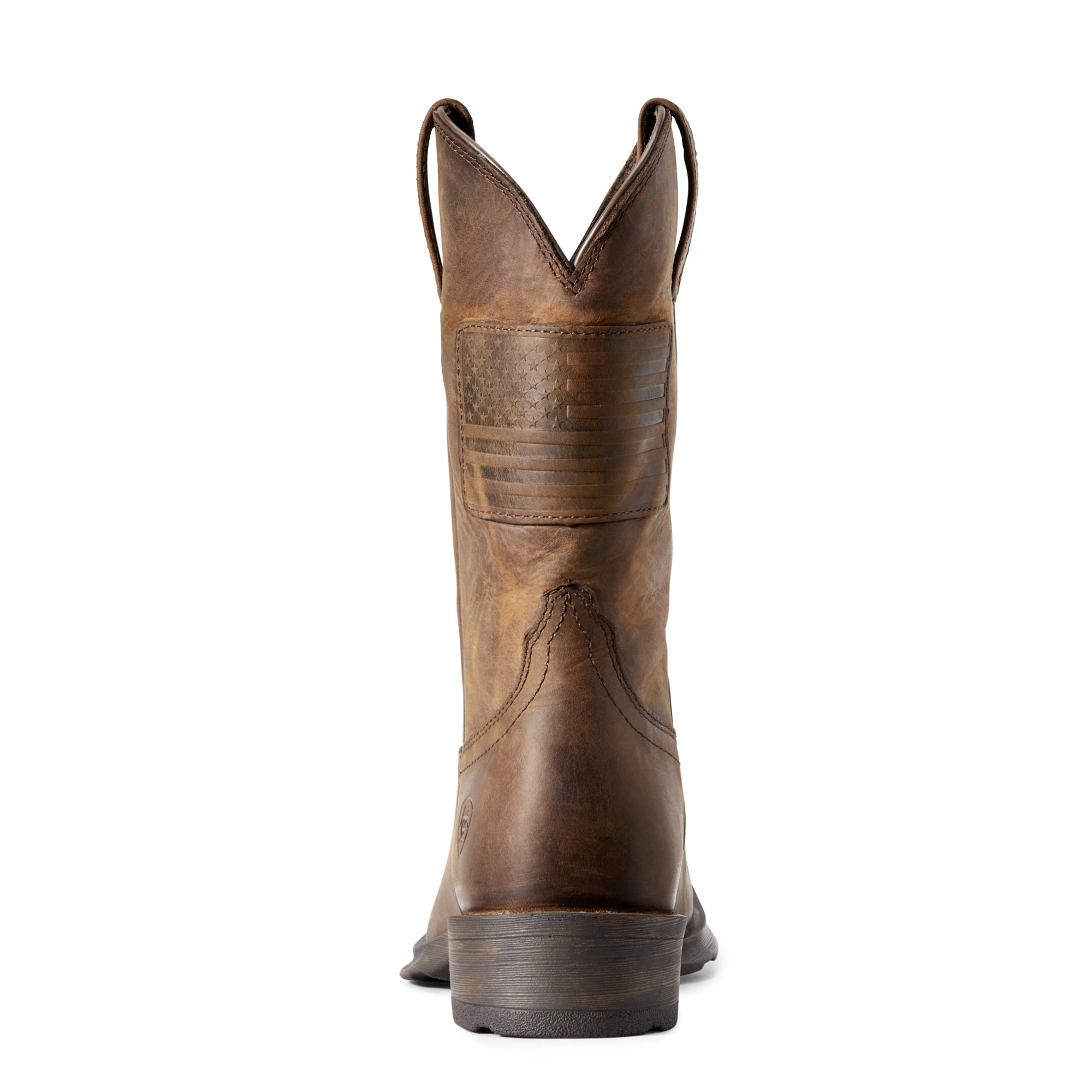 Ariat Mens 10029692 Rambler Patriot Distressed Brown