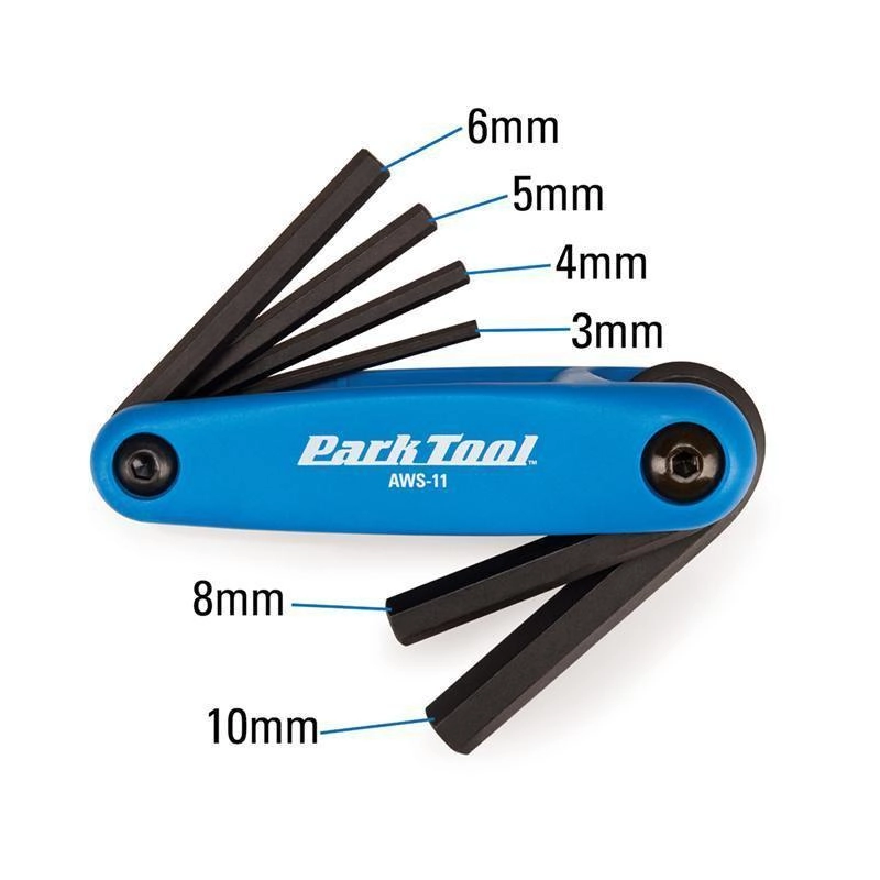 AWS-11 Metric Fold-Up Bike  Hex Wrench Set