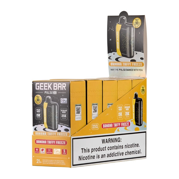 Banana Taffy Freeze Geek Bar Pulse X 25k