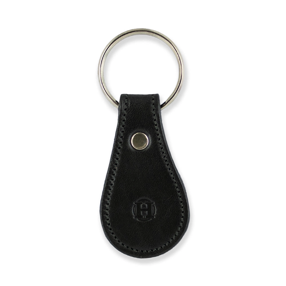Bell-Shaped Leather Keychain