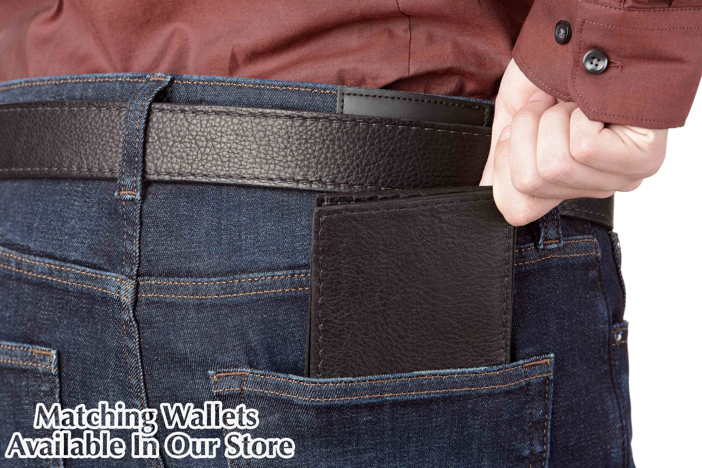 Black American Bison Max Thickness Gun Belt