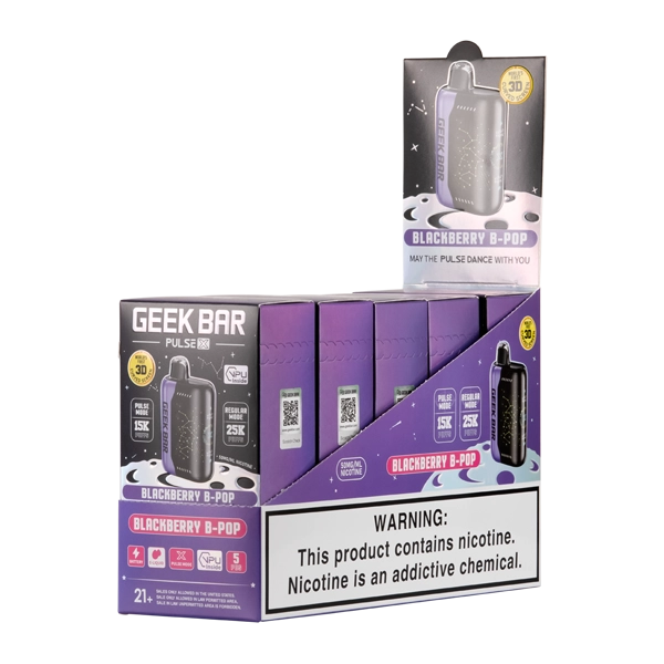 Blackberry B-Pop Geek Bar Pulse X 25k