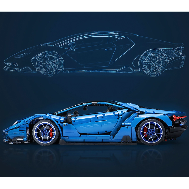 Blue Bull 3842pcs