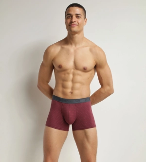 Boxer homme en coton stretch Rubis à pois Dim Fancy