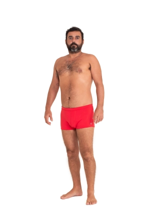 Brazilian Style Trunks, Red, Supplex