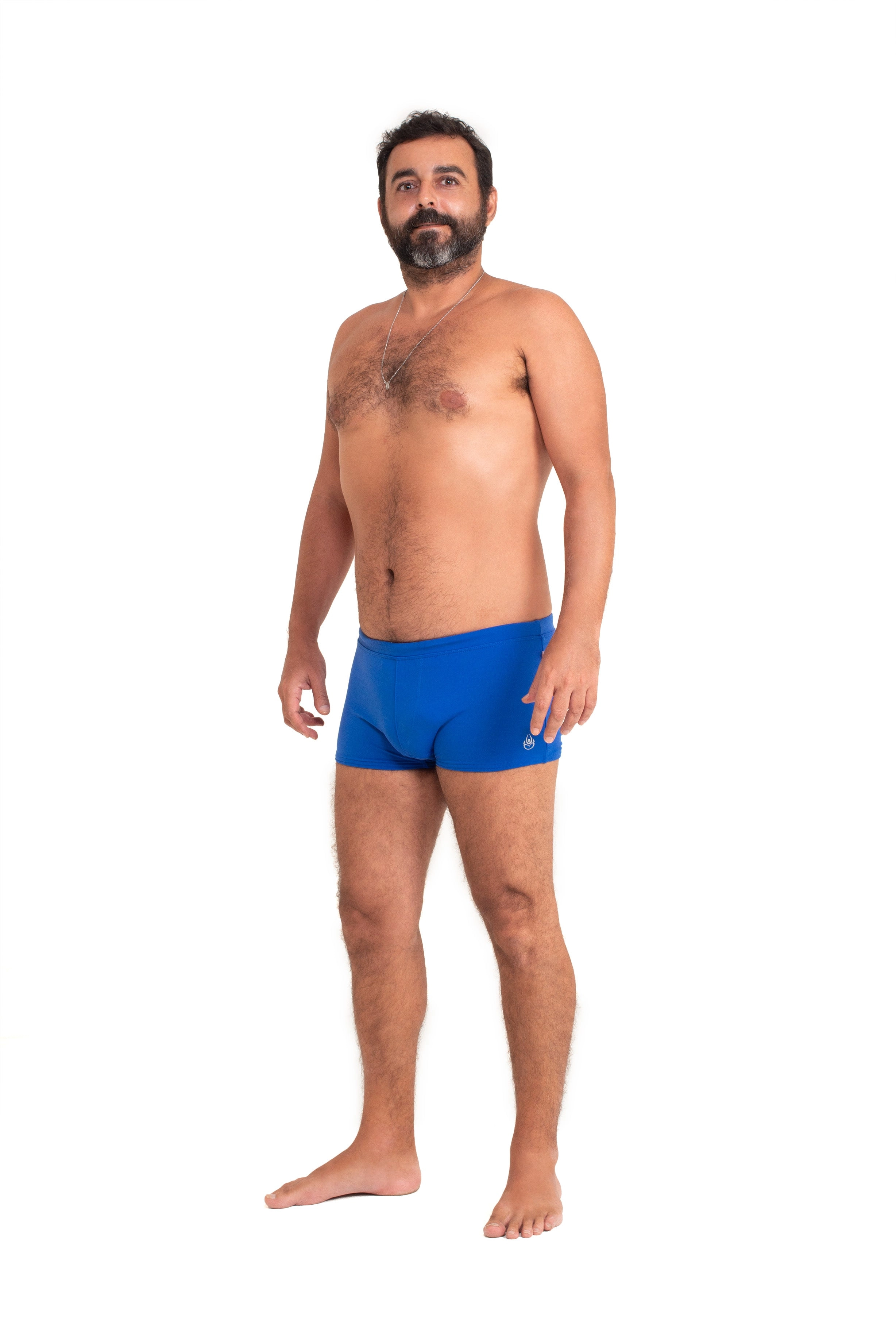 Brazilian Style Trunks, Royal Blue, Supplex