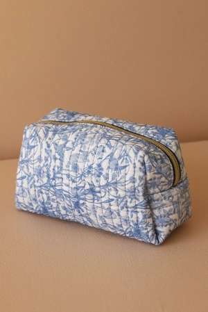 BUNNY BLUES MAKEUP BAG