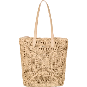 Coco Cool Straw Tote Bag