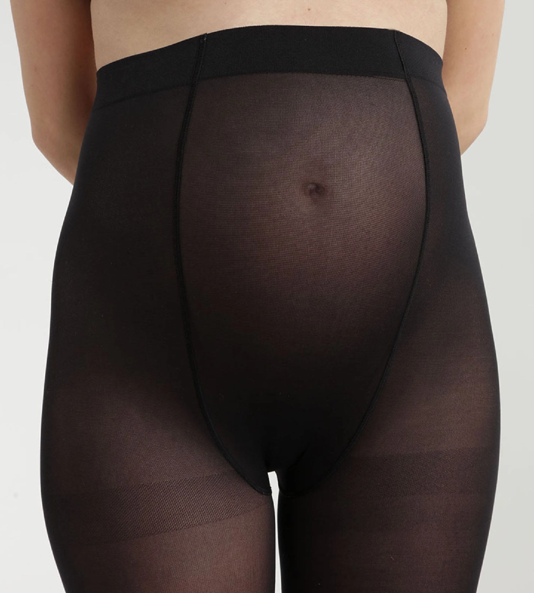 Collant de maternité opaque ceinture ultra extensible Dim Style Mama