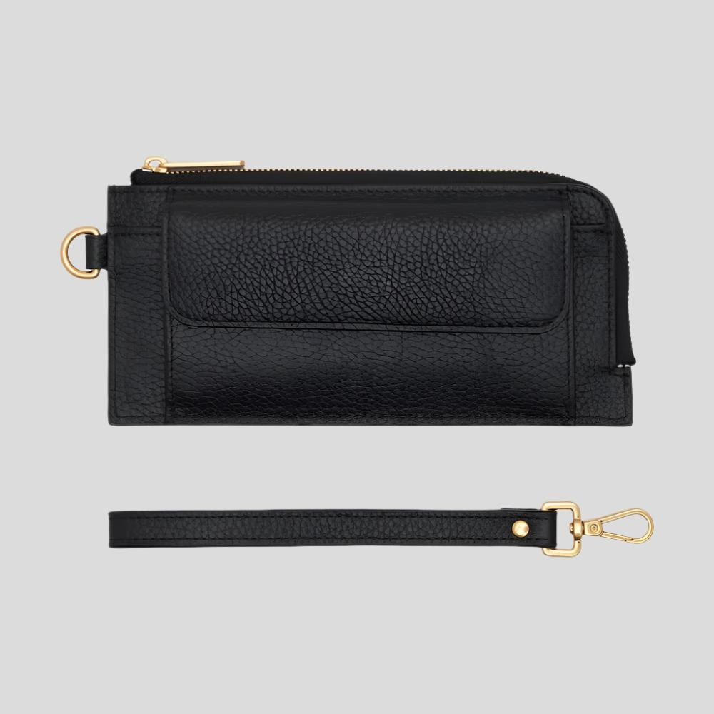 Everyday Leather Slimline Wallet -- Black