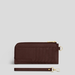 Everyday Leather Slimline Wallet -- Chocolate
