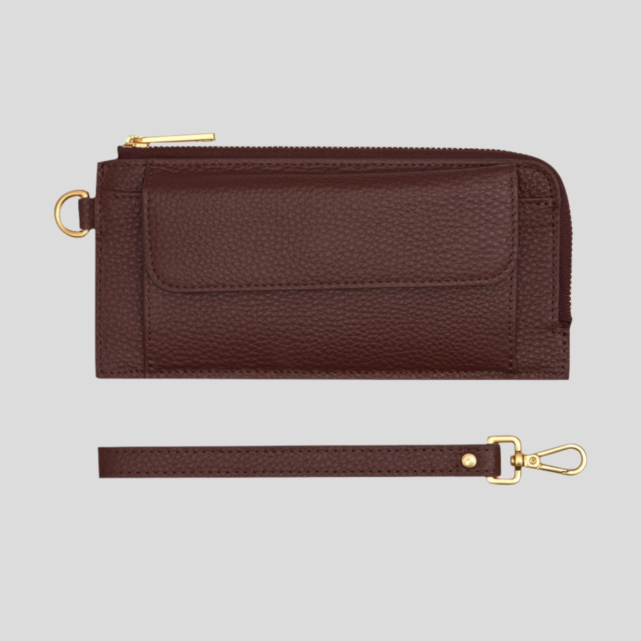 Everyday Leather Slimline Wallet -- Chocolate