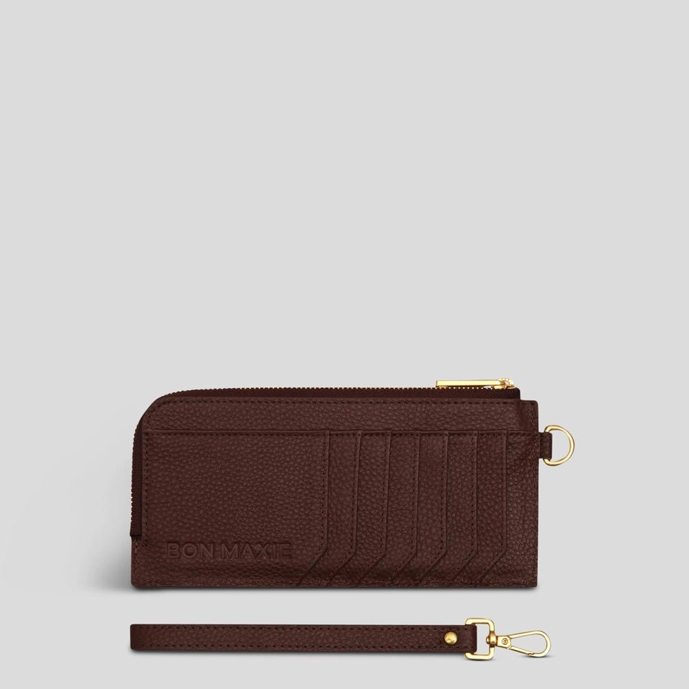 Everyday Leather Slimline Wallet -- Chocolate