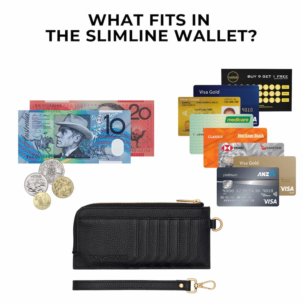 Everyday Leather Slimline Wallet -- Fuchsia