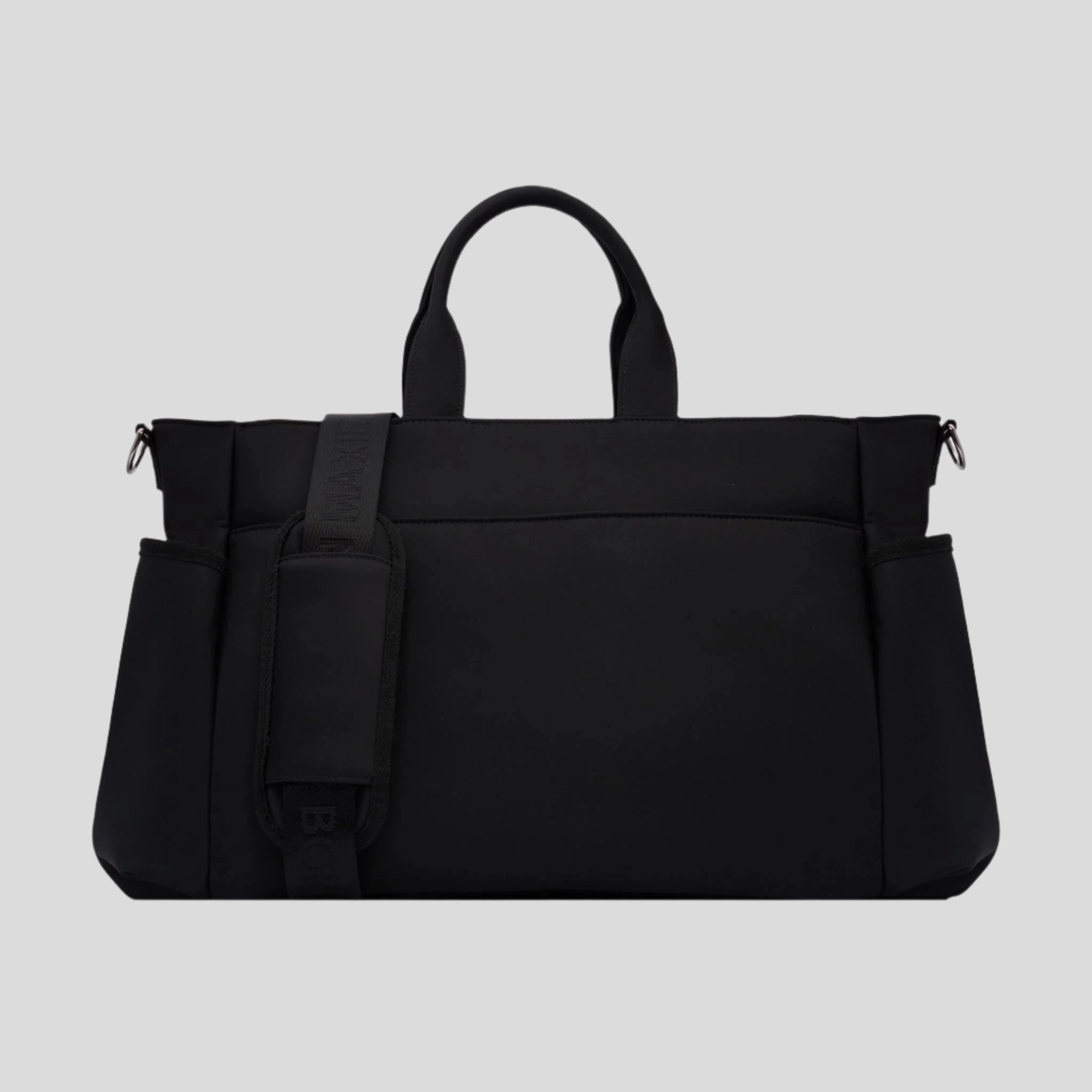 Everyday Multi-Pocket Tote Bag -- Black Nylon