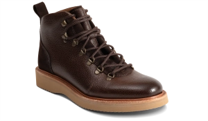 Frank - Choc Grain Choc Suede