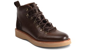 Frank - Choc Grain Choc Suede
