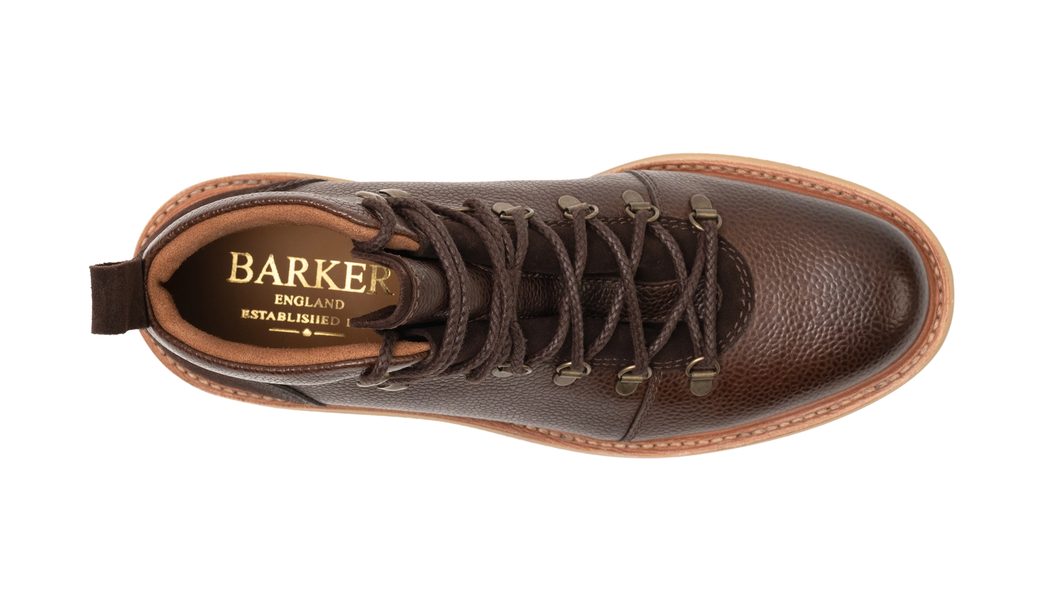 Frank - Choc Grain Choc Suede