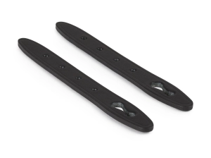 Front Straps - Black Leather / Hadley Small Pro (Pair)