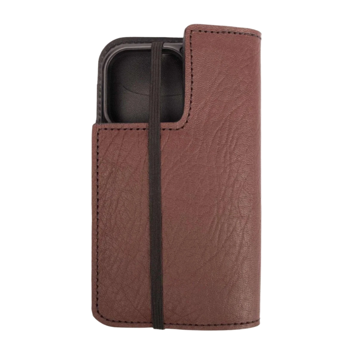HAPPY EXTRA, iPhone 15 Pro Wallet Folio Case, Sugar Skull in Wine