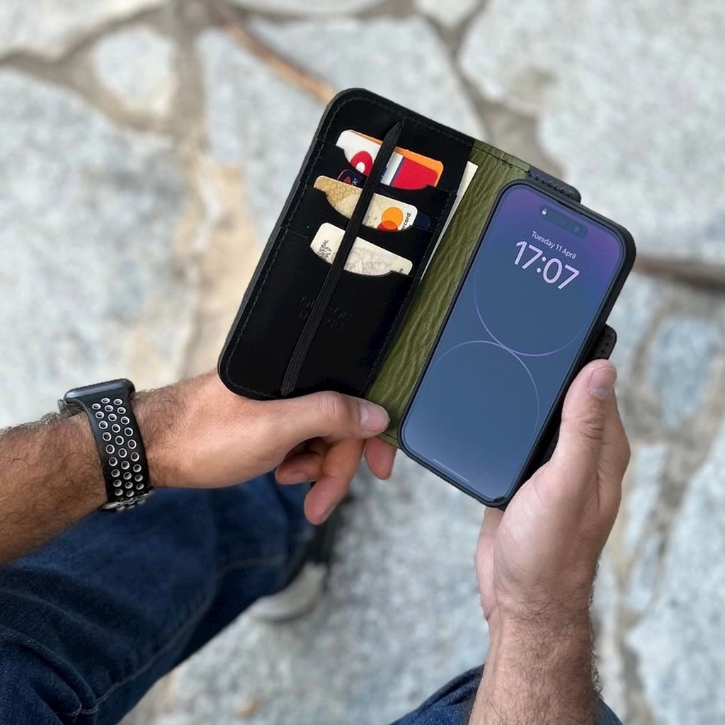HAPPY EXTRA, iPhone Wallet, Acanthus Leaf