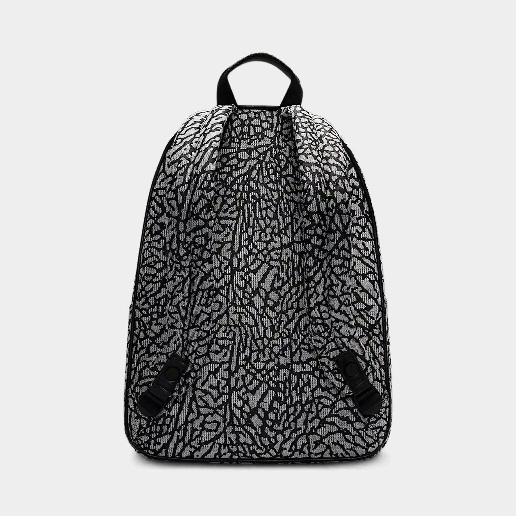 Jordan Icon Backpack Black / Elephant Print