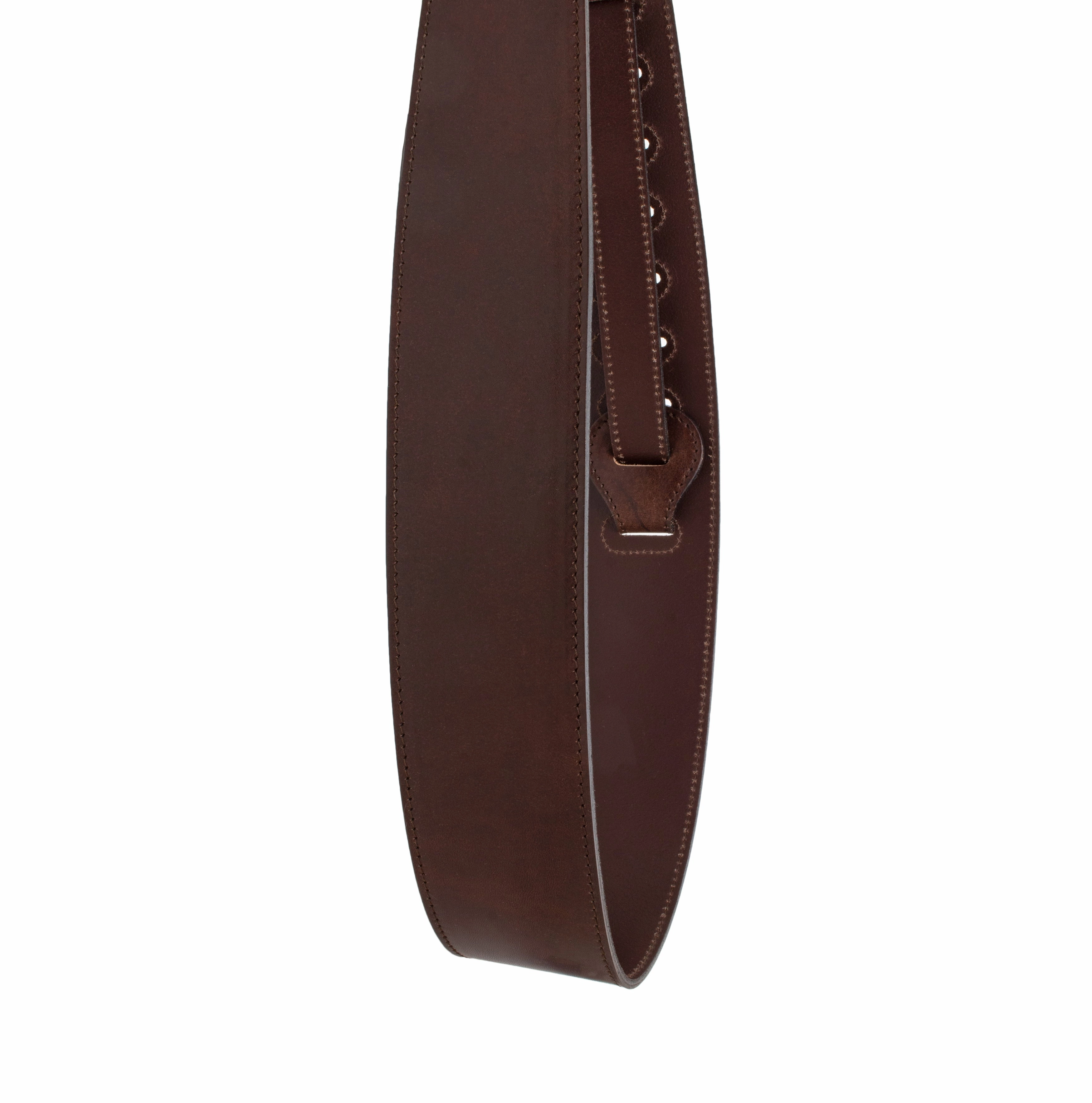 La Grange - Brown Lightweight Hand Stained Full Grain Leather Guitar Strap