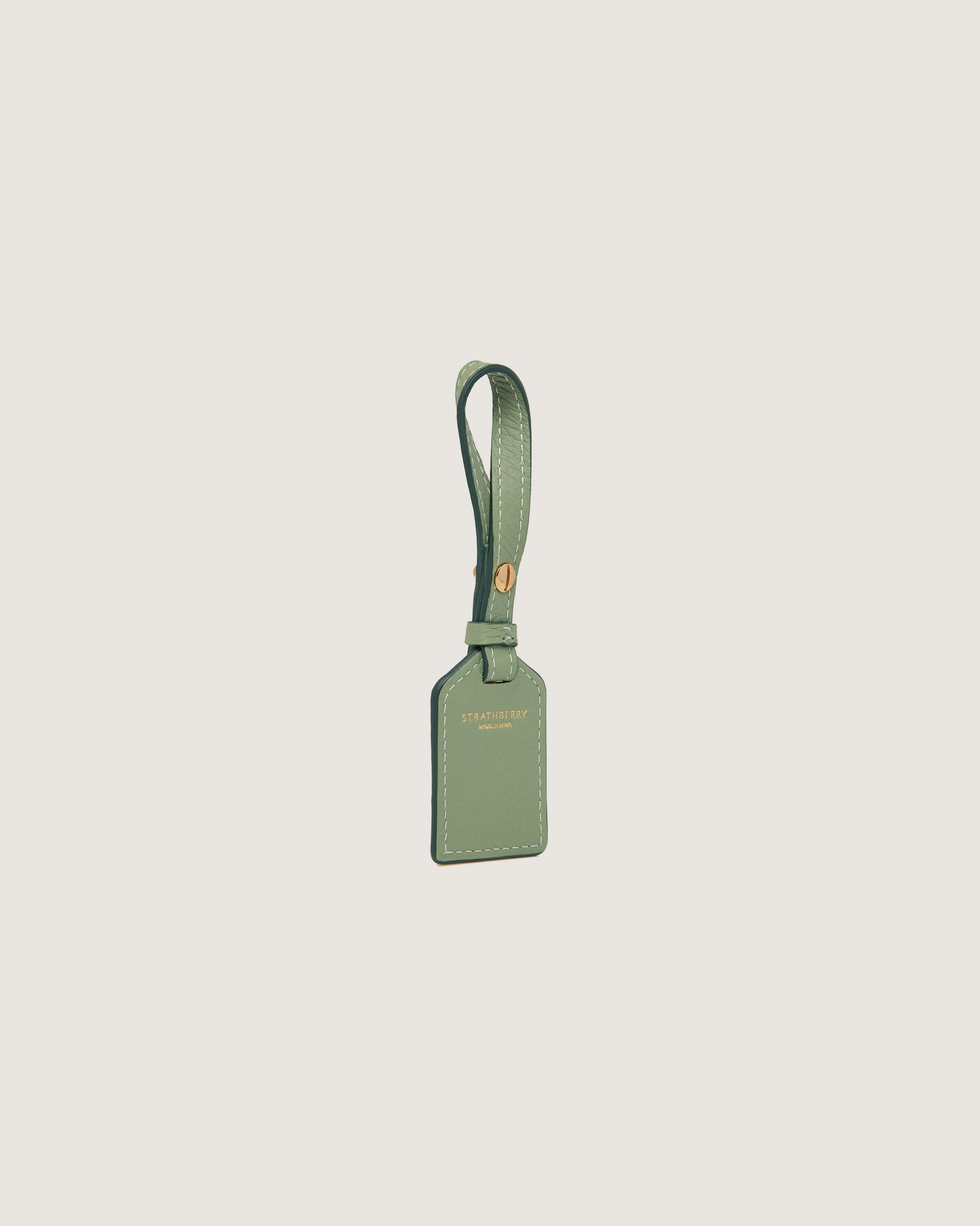 Leather Tag - Sage