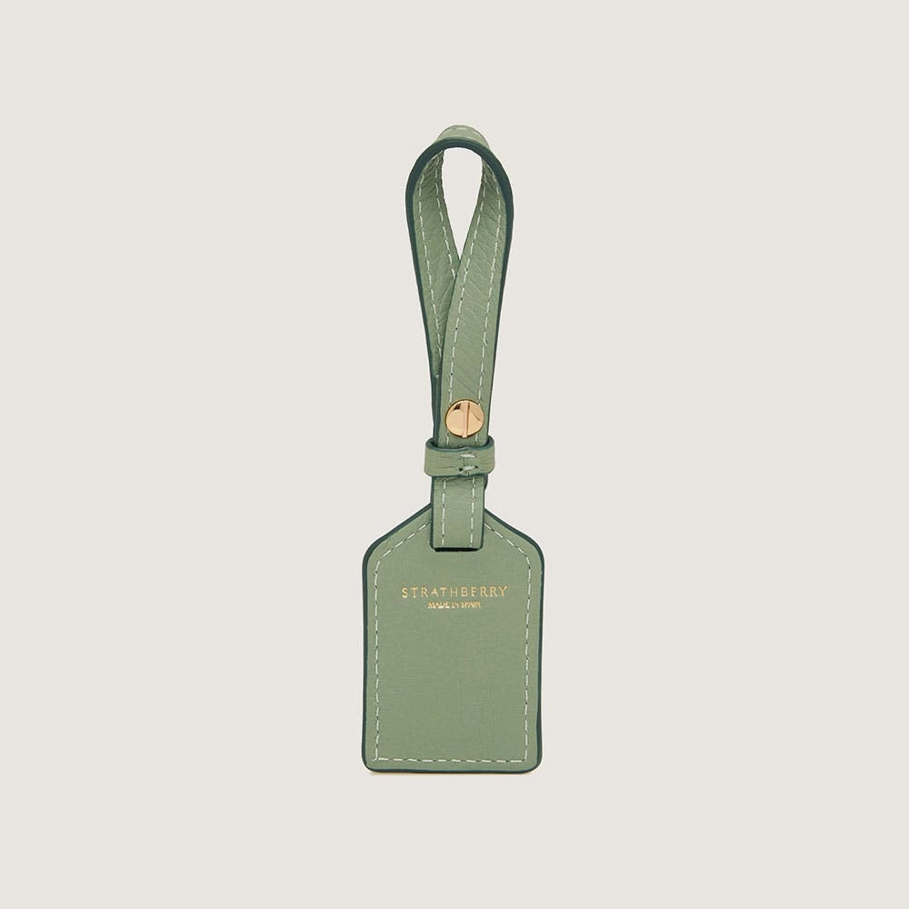 Leather Tag - Sage