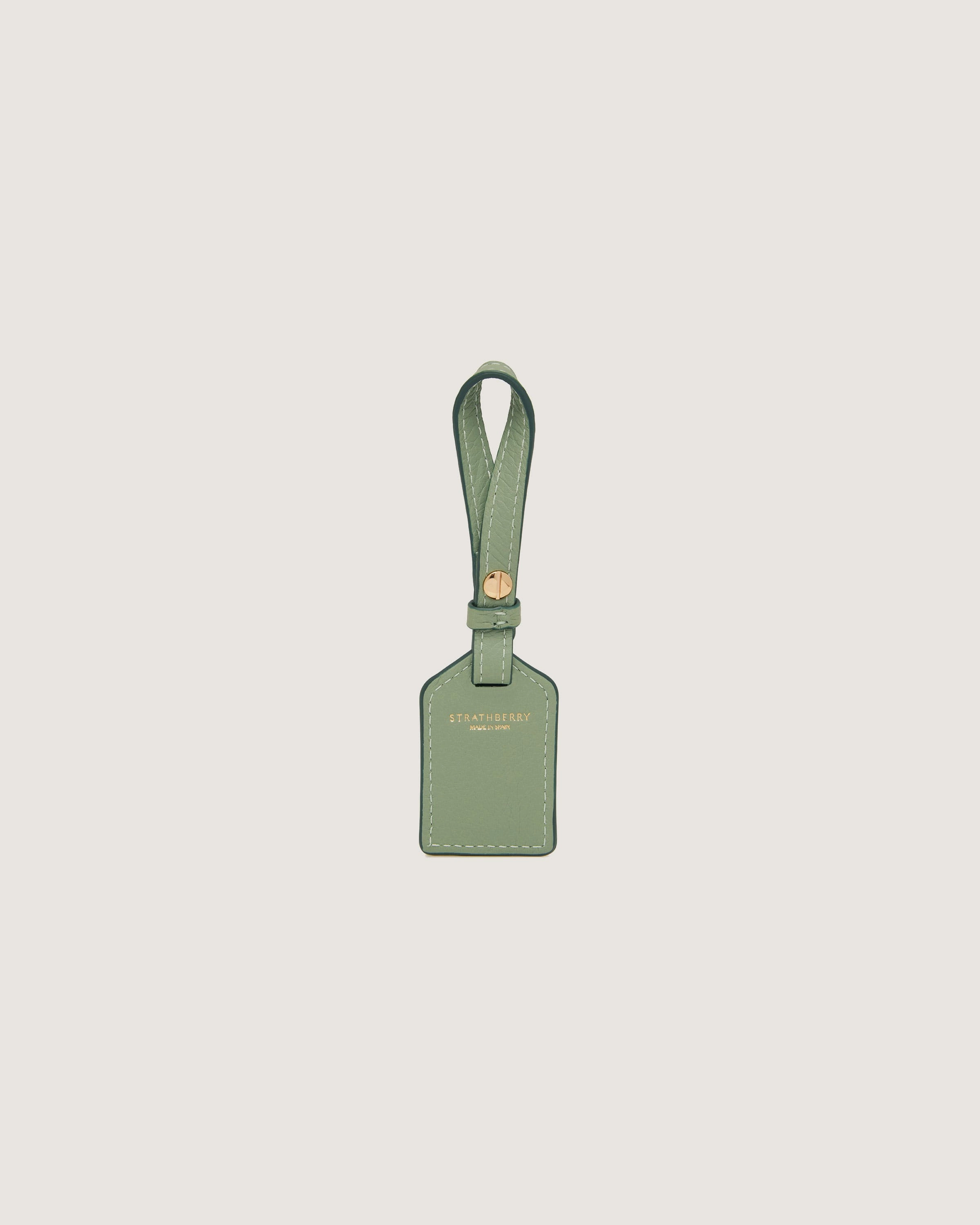 Leather Tag - Sage