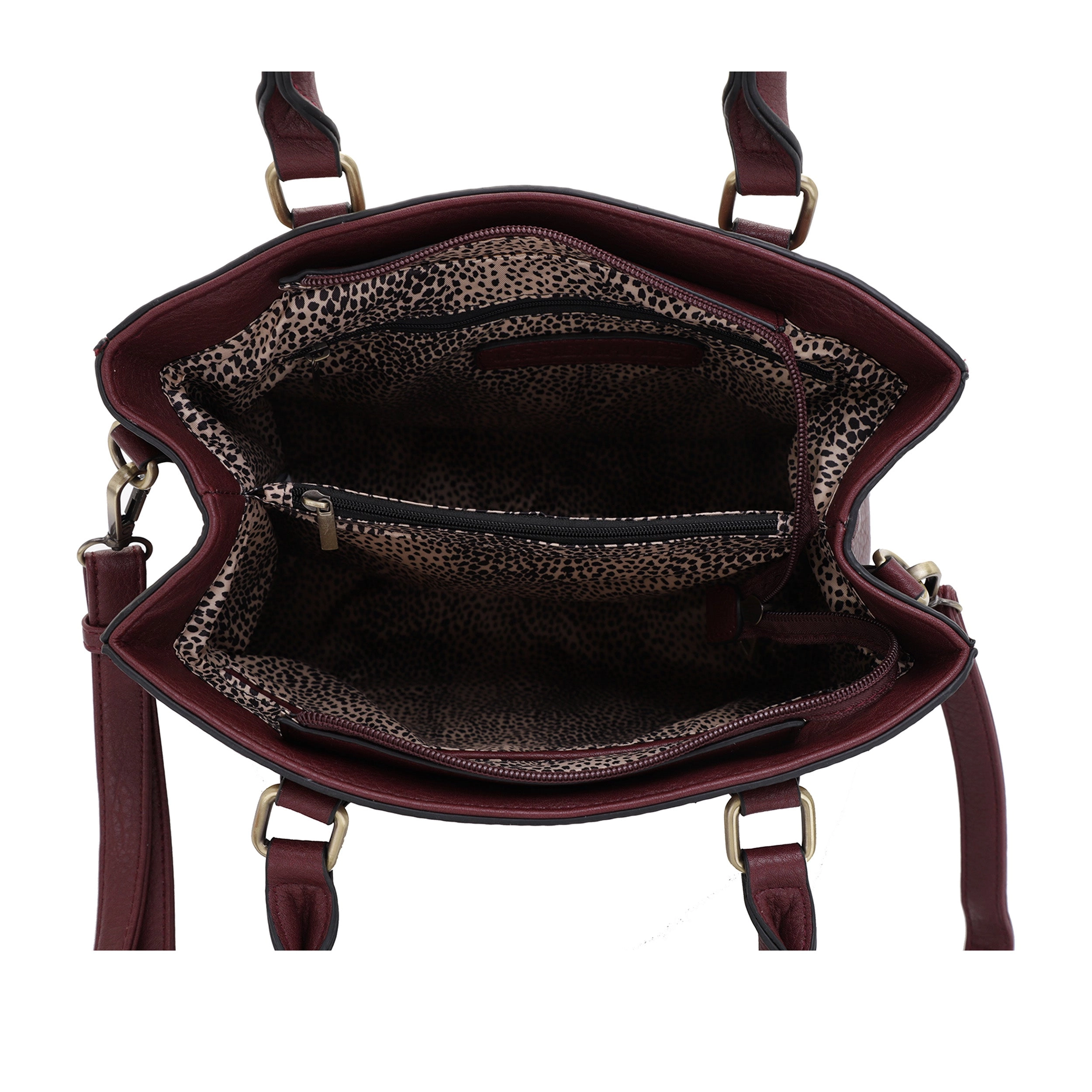 Lioness Concealed Carry Satchel Bag with Tassel