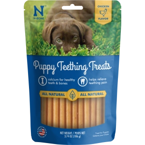 N-Bone Puppy Teething Treats Chicken Flavor Dog Treats