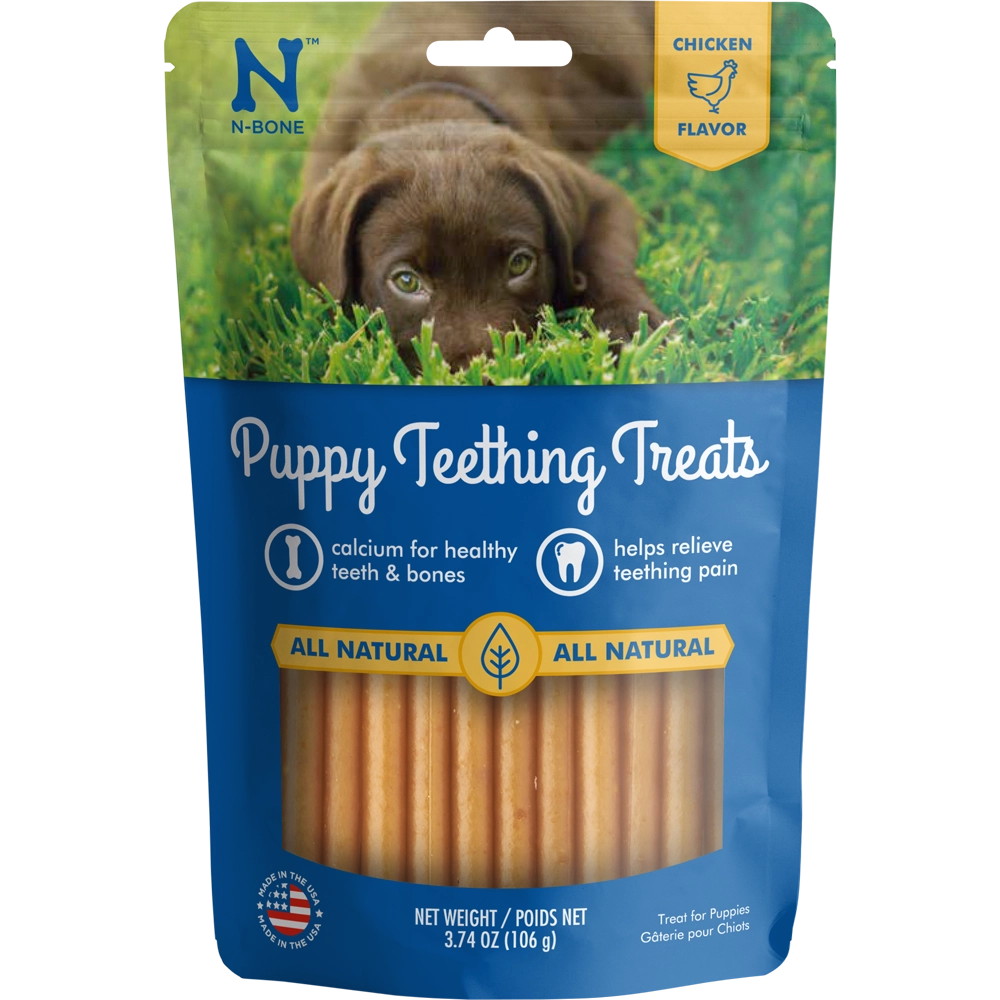 N-Bone Puppy Teething Treats Chicken Flavor Dog Treats