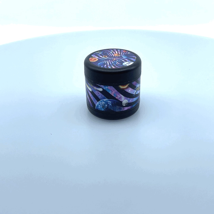 Plastic 4 Piece Grinder with Magnetic Closure - 6 Pieces Per Retail Ready Display 22523