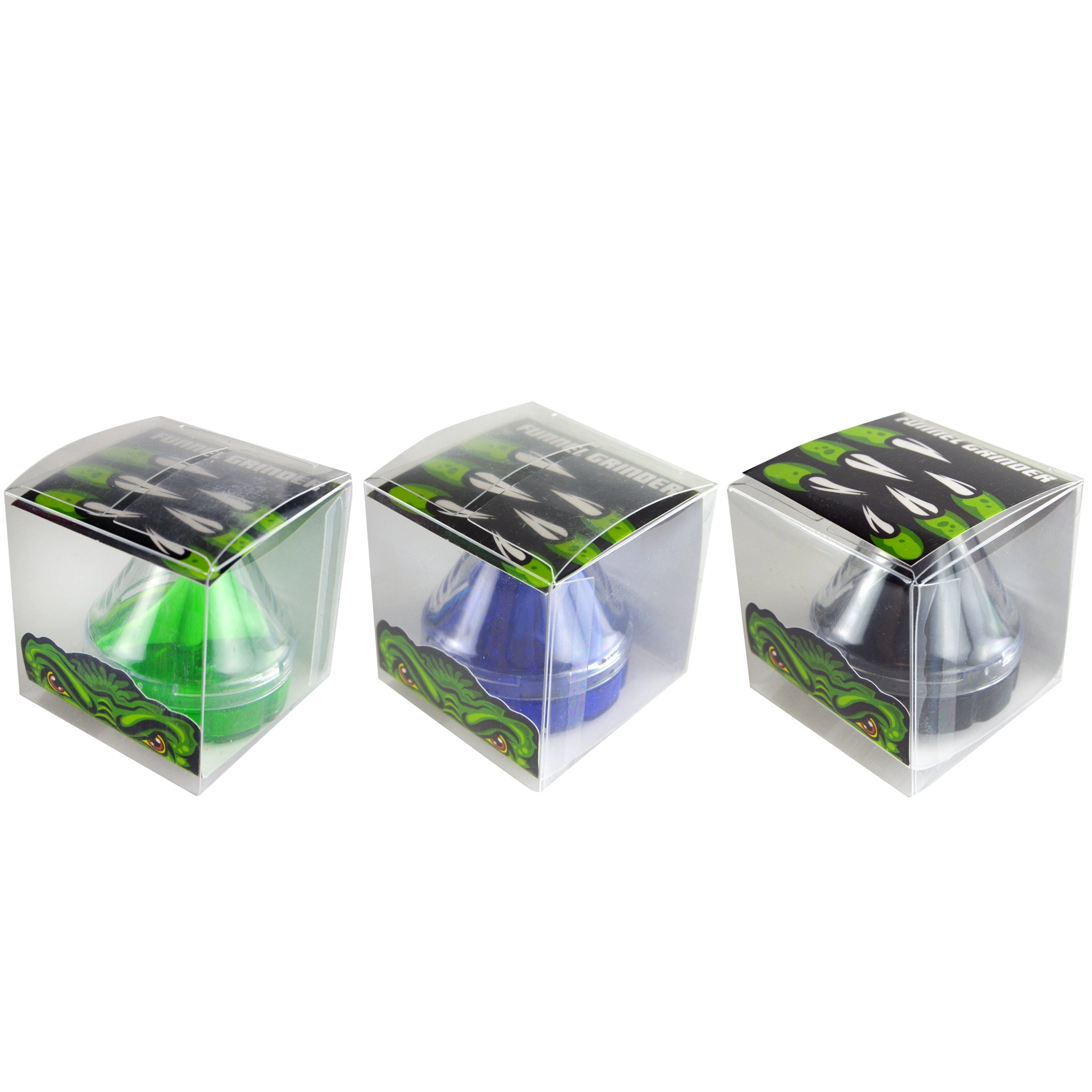 Plastic 5 Piece Funnel Grinder - 12 Pieces Per Retail Ready Display 22805