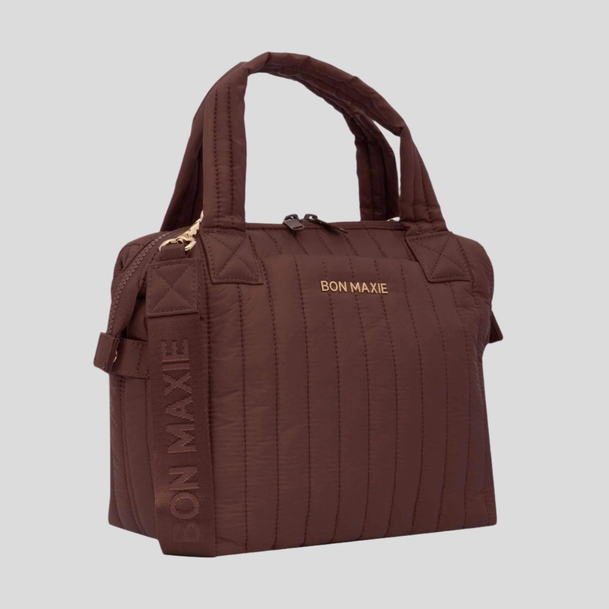 Puffy Pillow Crossbody Bag -- Chocolate
