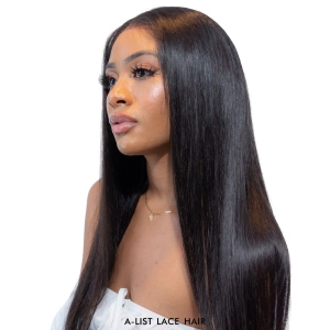Small 16" NAOMI - Glueless Silky Straight Frontal Wig HD Lace