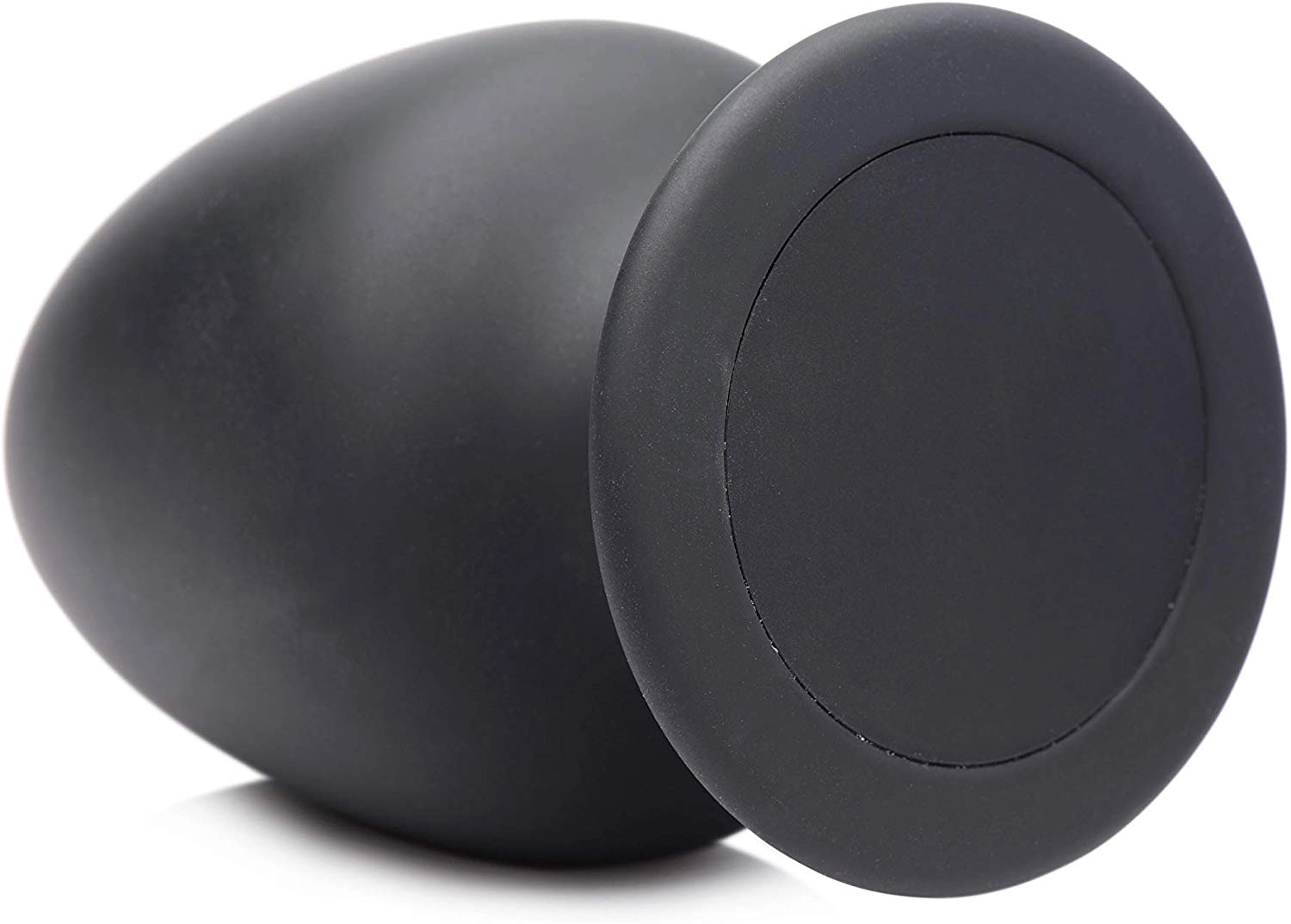 Squeezable Large Anal Plug - Black