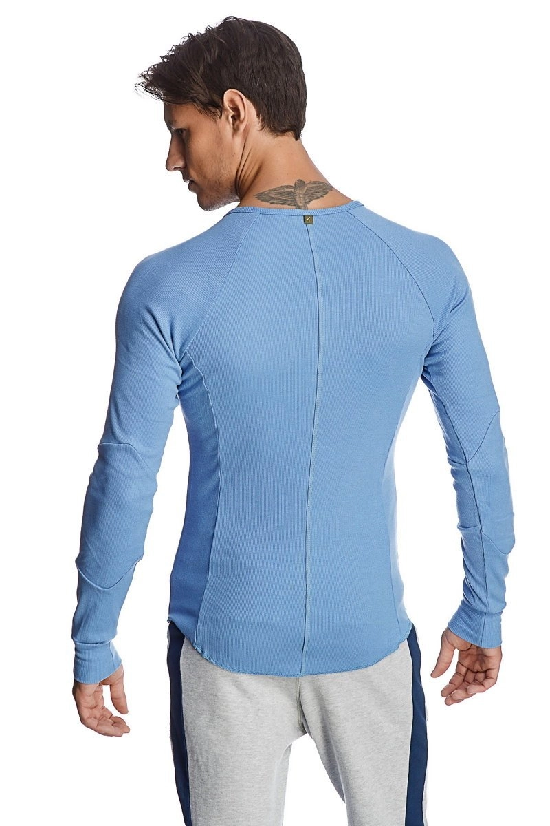 Thermal V-Neck Long Sleeve (Ice Blue)