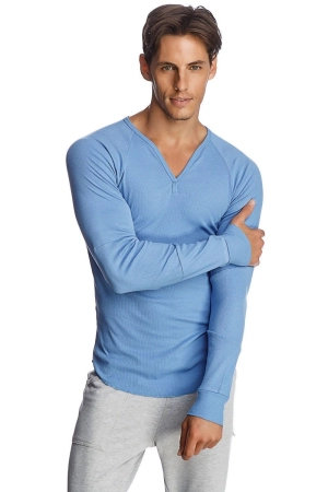 Thermal V-Neck Long Sleeve (Ice Blue)