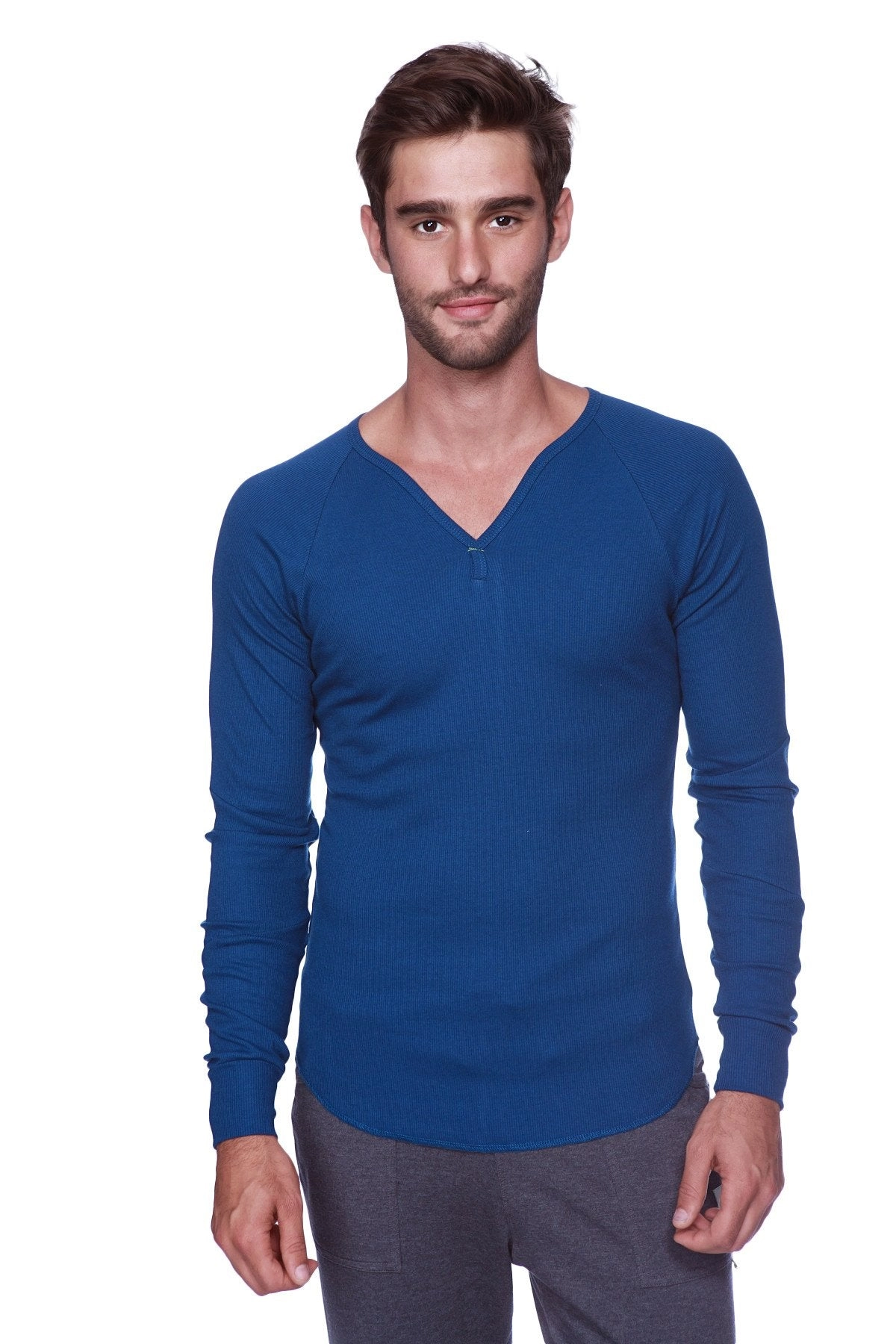 Thermal V-Neck Long Sleeve (Royal Blue)