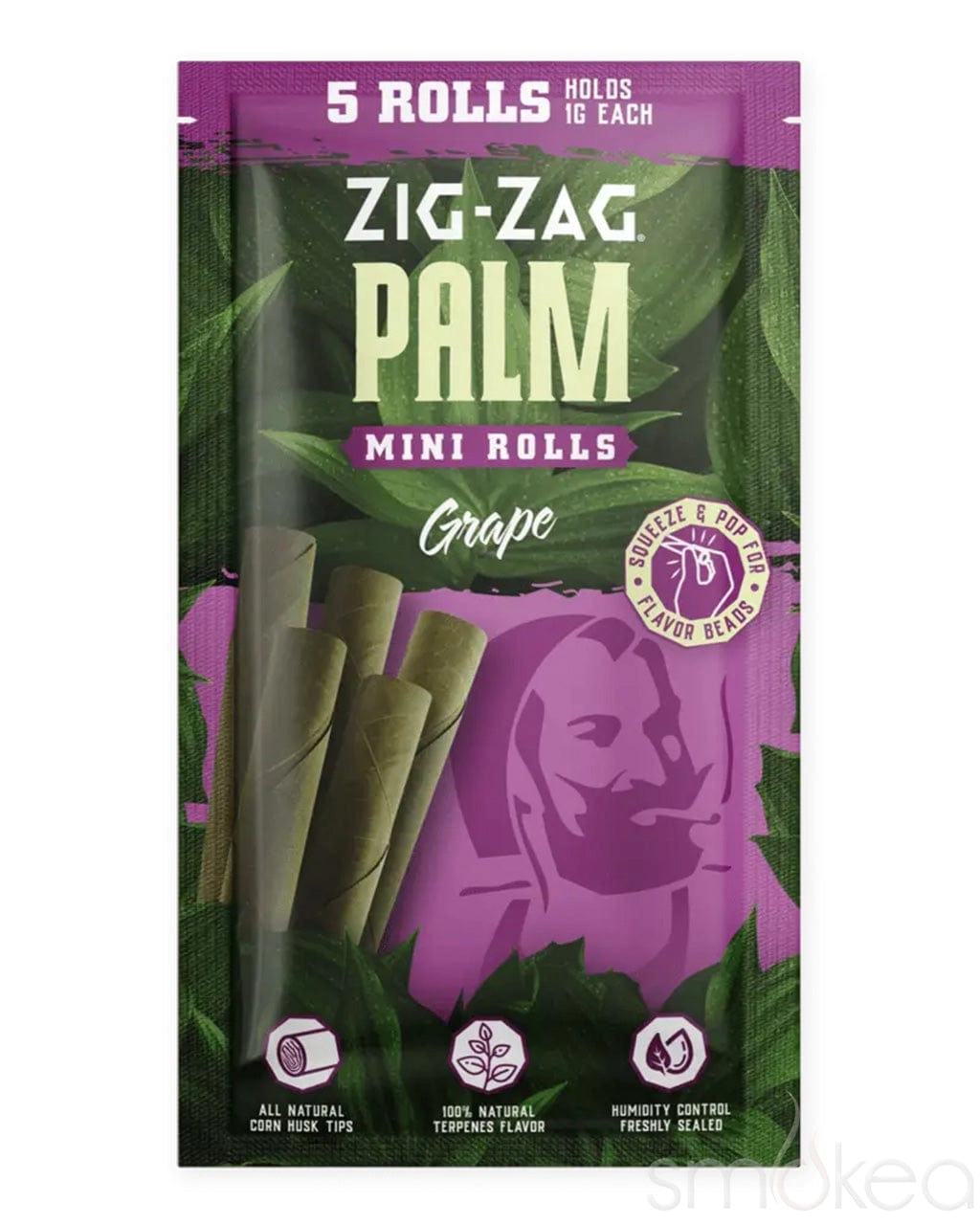 Zig Zag Mini Palm Rolls (5-Pack)